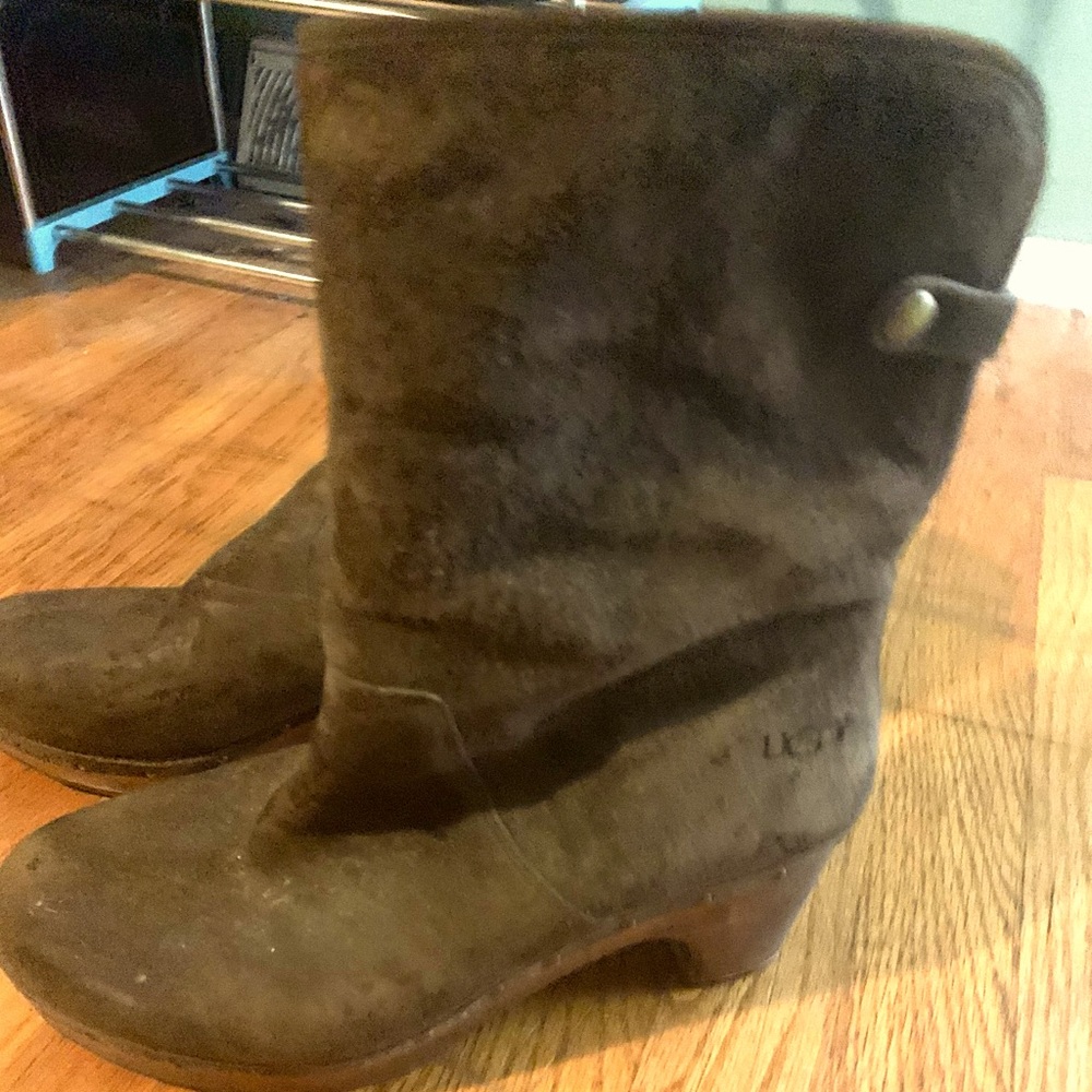 Ugg fur lined calf boots